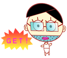 Imitation Hair Old sticker #1630109