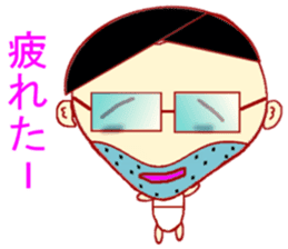 Imitation Hair Old sticker #1630111