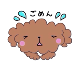 Poodle of various expressions sticker #1630641