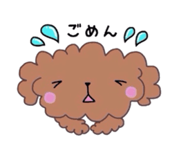 Poodle of various expressions sticker #1630641