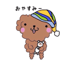 Poodle of various expressions sticker #1630643
