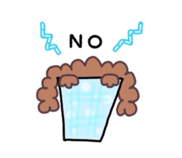 Poodle of various expressions sticker #1630655