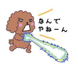 Poodle of various expressions sticker #1630658