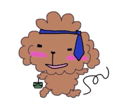 Poodle of various expressions sticker #1630662