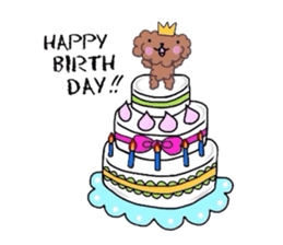 Poodle of various expressions sticker #1630664