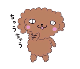Poodle of various expressions sticker #1630666