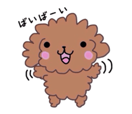 Poodle of various expressions sticker #1630668