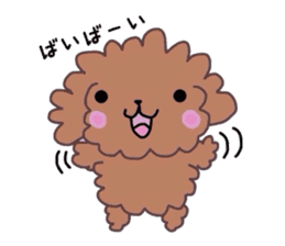Poodle of various expressions sticker #1630668