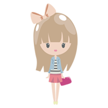 Mayu, the fashionable pretty girl sticker #1630713