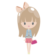 Mayu, the fashionable pretty girl sticker #1630713