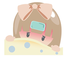 Mayu, the fashionable pretty girl sticker #1630714