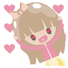 Mayu, the fashionable pretty girl sticker #1630720