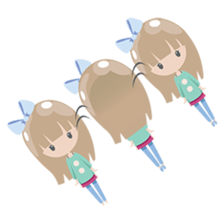 Mayu, the fashionable pretty girl sticker #1630721