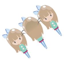 Mayu, the fashionable pretty girl sticker #1630721