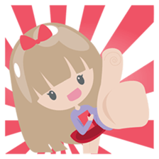 Mayu, the fashionable pretty girl sticker #1630725