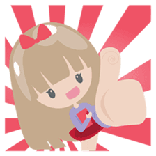 Mayu, the fashionable pretty girl sticker #1630725