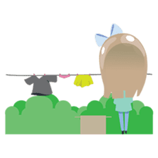 Mayu, the fashionable pretty girl sticker #1630730