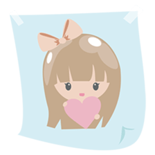 Mayu, the fashionable pretty girl sticker #1630740