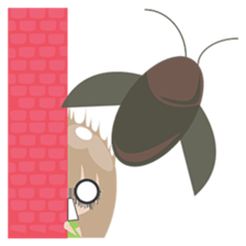 Mayu, the fashionable pretty girl sticker #1630741