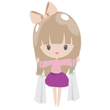 Mayu, the fashionable pretty girl sticker #1630742