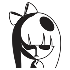 Mayu, the fashionable pretty girl sticker #1630743