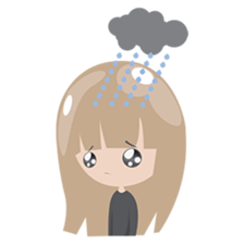 Mayu, the fashionable pretty girl sticker #1630745