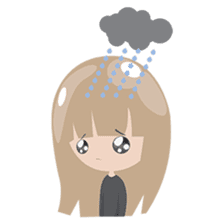 Mayu, the fashionable pretty girl sticker #1630745