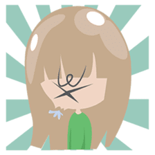 Mayu, the fashionable pretty girl sticker #1630750