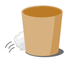 waste paper anyway sticker #1630970