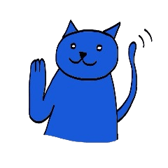 A blue cat