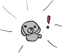 The white dog "Chaku" sticker #1631719