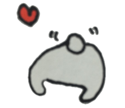 The white dog "Chaku" sticker #1631721