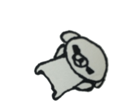 The white dog "Chaku" sticker #1631747