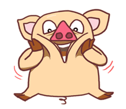 Piggie Cute Pig sticker #1631874