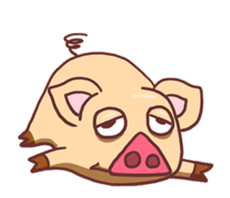 Piggie Cute Pig sticker #1631877