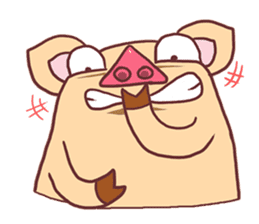 Piggie Cute Pig sticker #1631879
