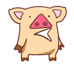 Piggie Cute Pig sticker #1631887