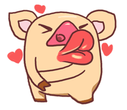 Piggie Cute Pig sticker #1631893