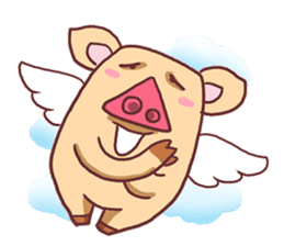 Piggie Cute Pig sticker #1631899