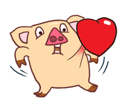 Piggie Cute Pig sticker #1631903