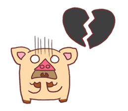 Piggie Cute Pig sticker #1631905