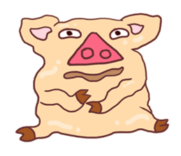 Piggie Cute Pig sticker #1631906