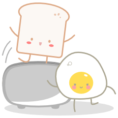 Kanom Pang & Kai Dao