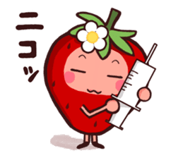 The strawberry of winter. sticker #1633344