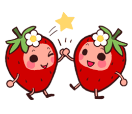 The strawberry of winter. sticker #1633350