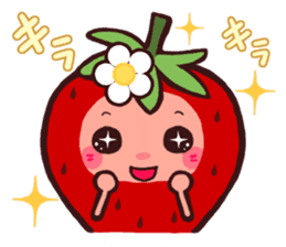 The strawberry of winter. sticker #1633353