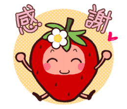 The strawberry of winter. sticker #1633361