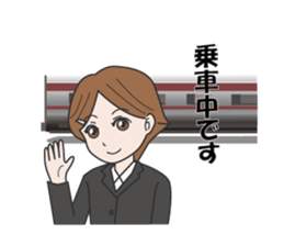 Women office Worker M sticker #1633595