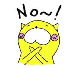 Sticker of yellow dog sticker #1633651