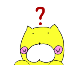 Sticker of yellow dog sticker #1633679